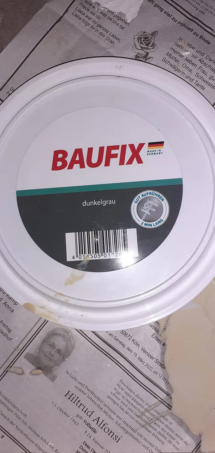 BAUFIX Boden-Flüssigkunststoff anthrazitgrau matt 5L