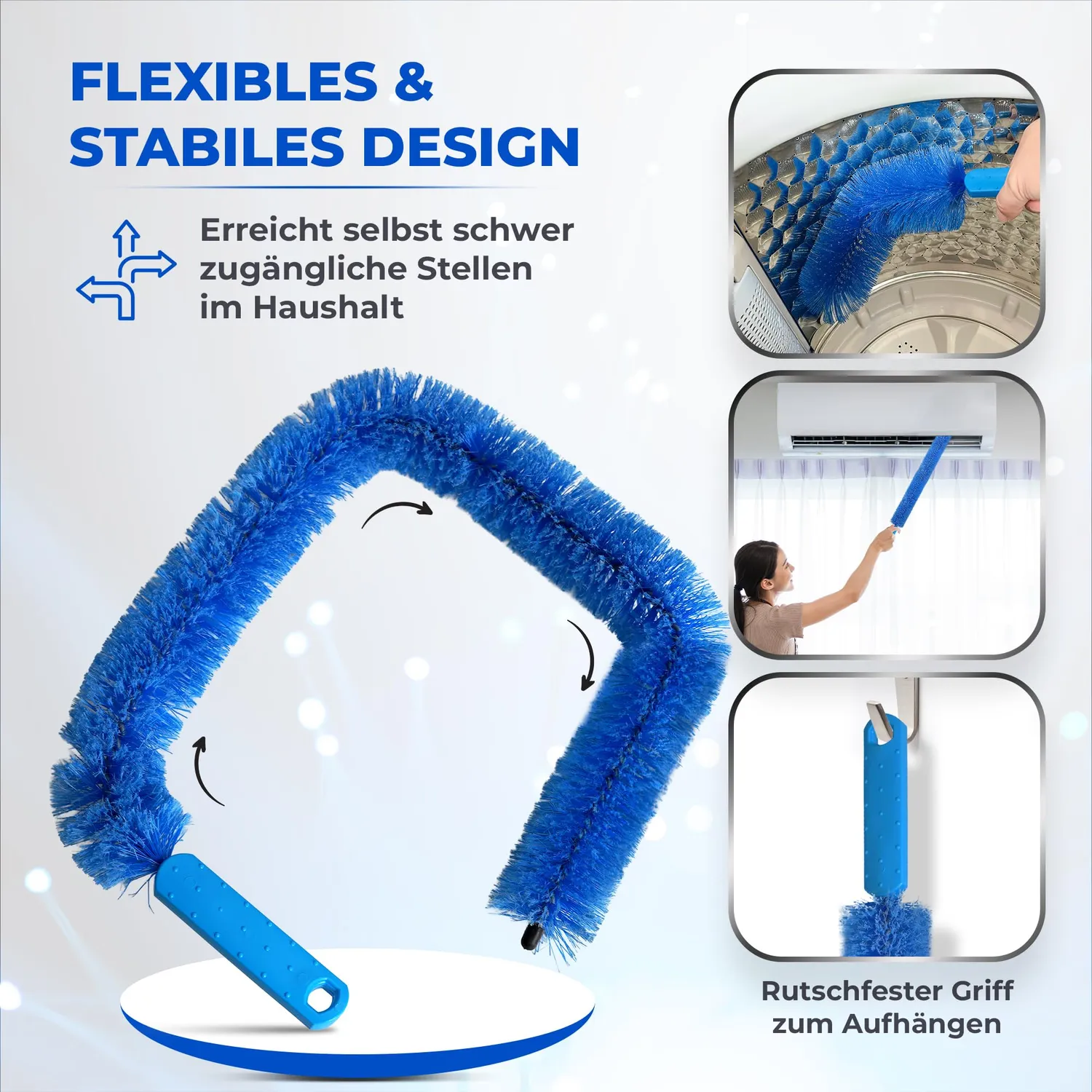 ORGAFLIX Heizkörperbürste Set 2-tlg 70cm+32cm