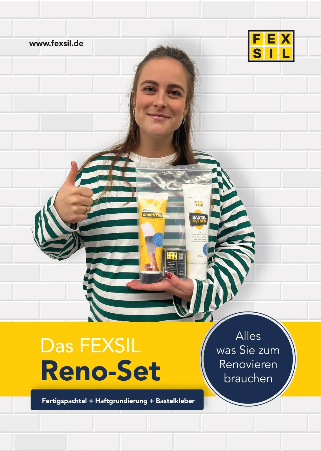 FEXSIL RENO-Set Renovierungsset 3-teilig universell