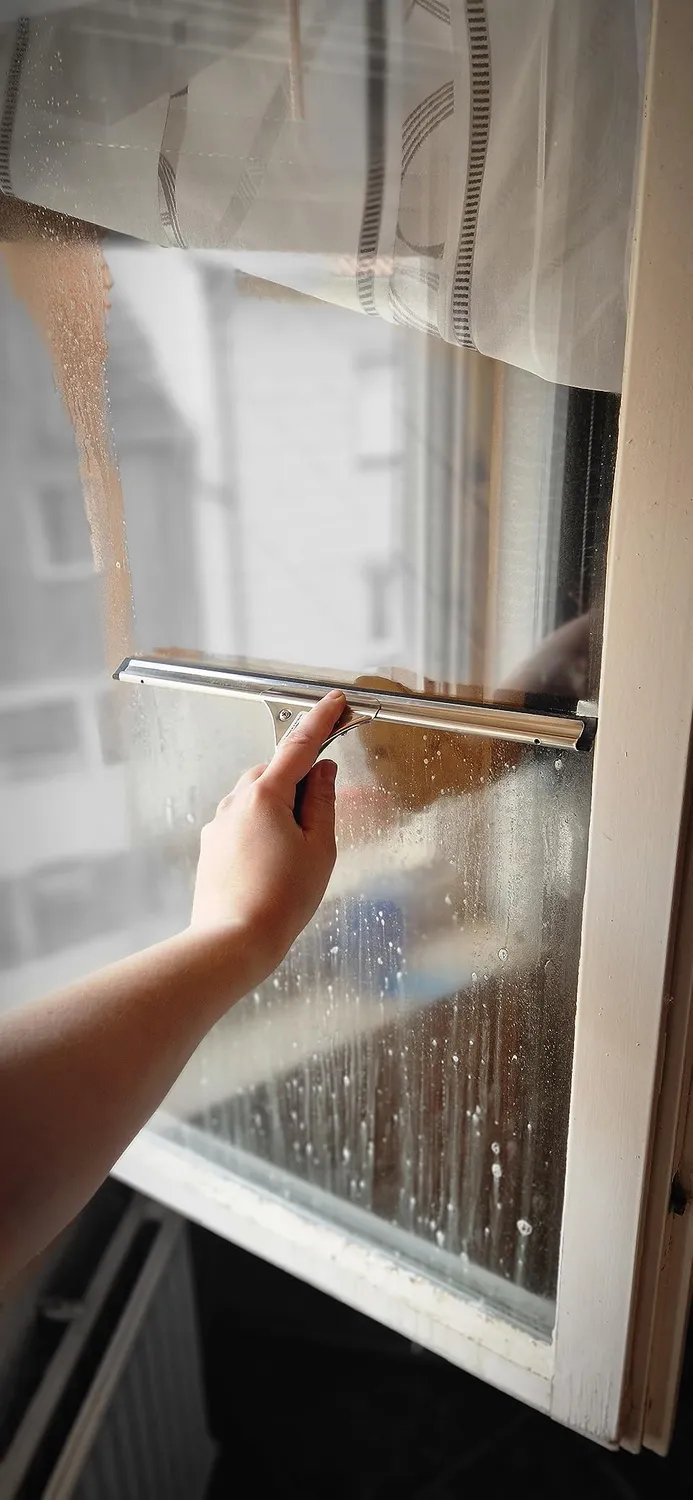 ORGAFLIX Fensterabzieher 35 cm Edelstahl Hard
