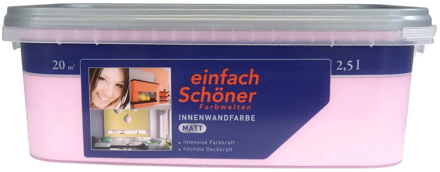 Wilckens Innenwandfarbe matt Abend Rot 1 l deckstark