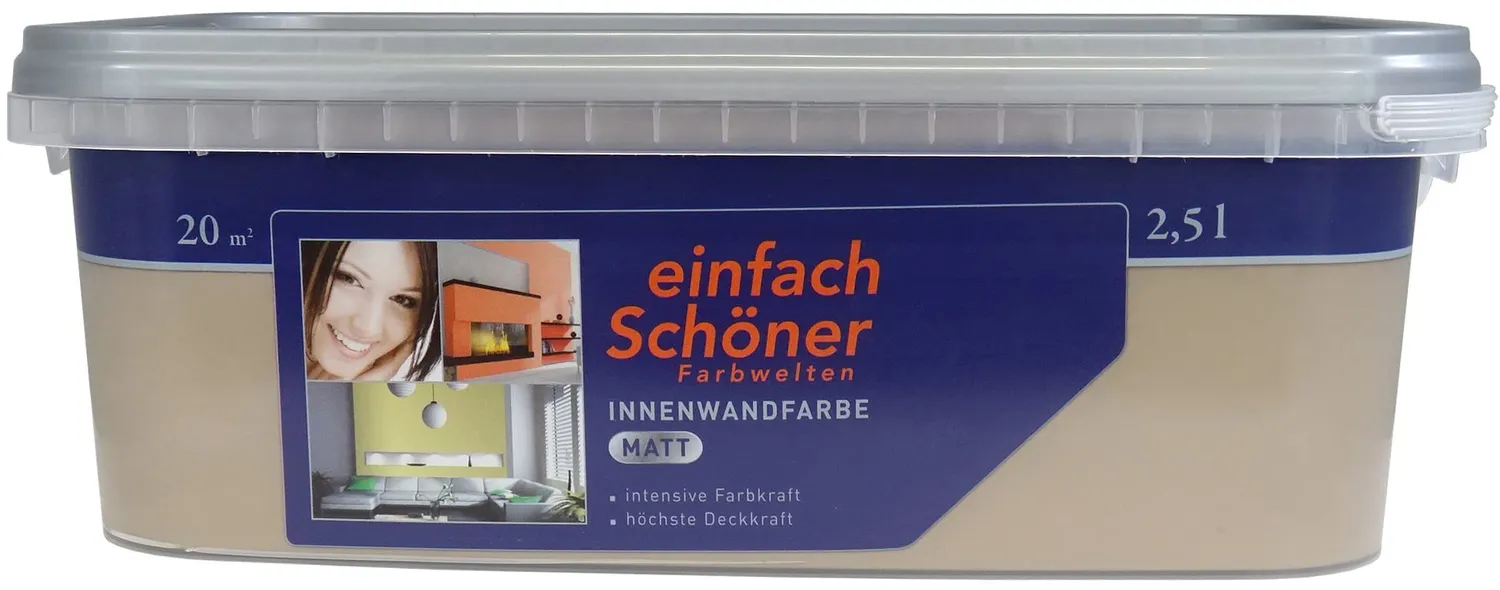 Wilckens Innenwandfarbe matt Abend Rot 1 l deckstark