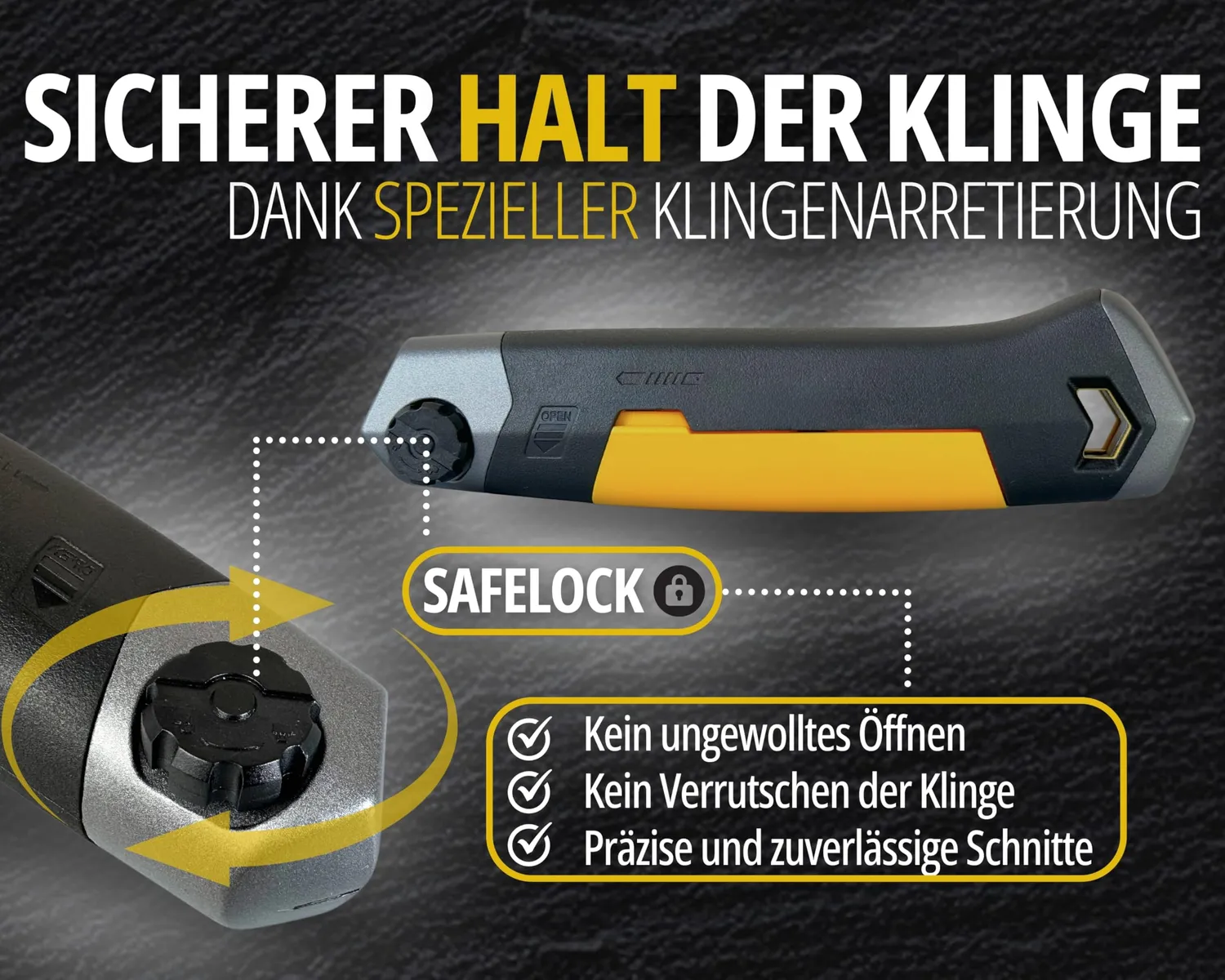 ORGAFLIX Cuttermesser 18 mm Elite + 5 Klingen