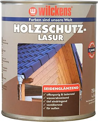 Wilckens Holzschutzlasur außen farblos 750 ml offenporig
