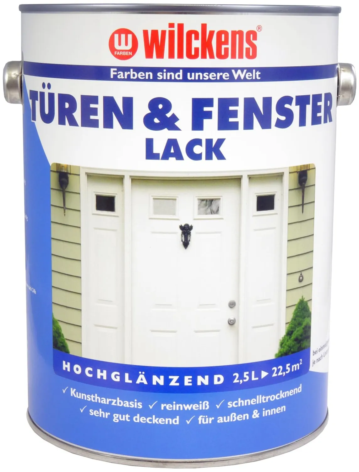 Wilckens Türen- & Fensterlack Weiß 750 ml glänzend
