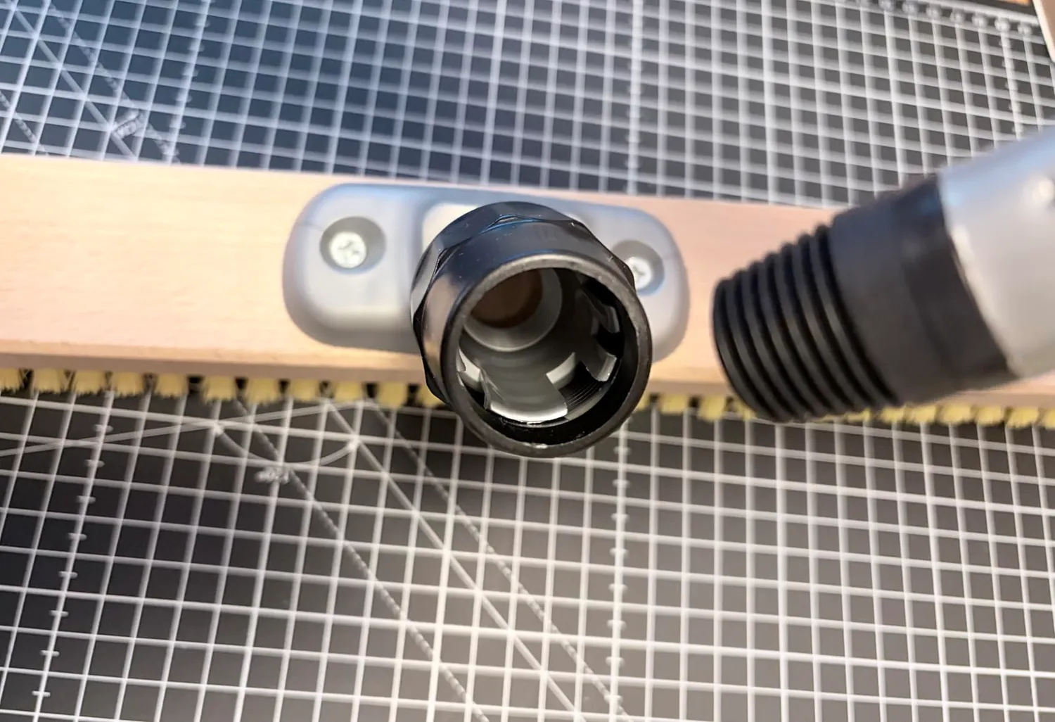 ORGAFLIX Profi Schrubber mit Stiel 40 cm hitzebeständig