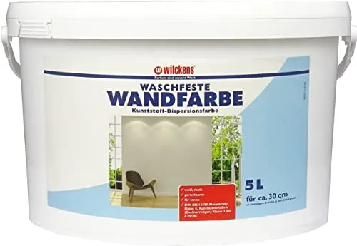 Wilckens Wandfarbe waschfest matt Weiß 5 l