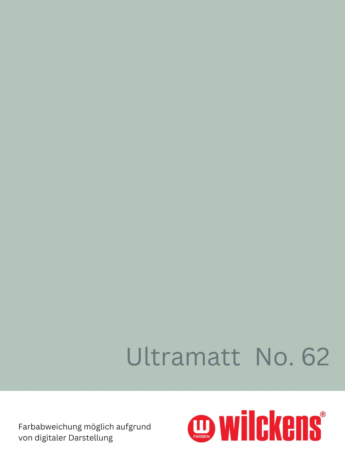 Wilckens Ultramatt Wandfarbe No. 62 2,5L innen matt