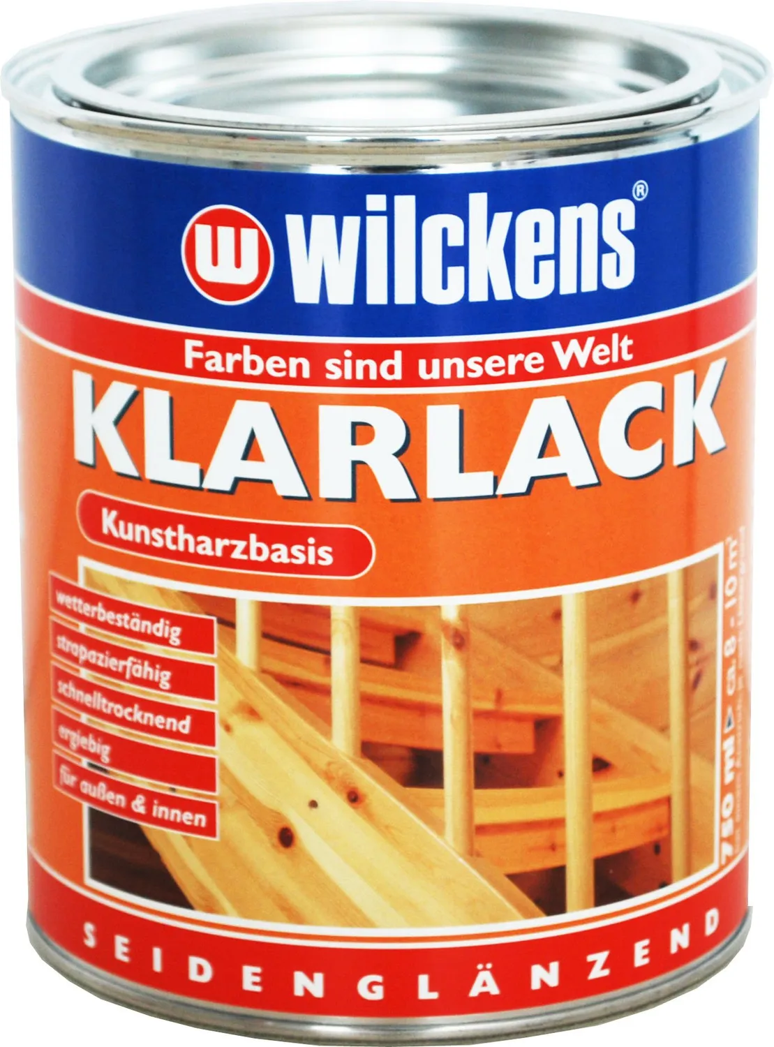 Wilckens Kunstharz Klarlack Holz 750 ml farblos seidenglänzend