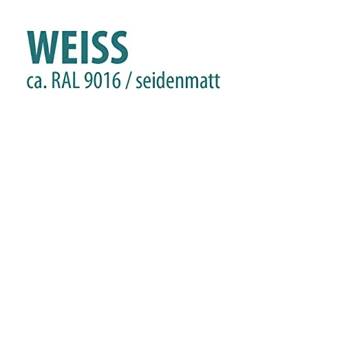 BAUFIX Weißlack seidenmatt Weiß 1 L vergilbungsfrei
