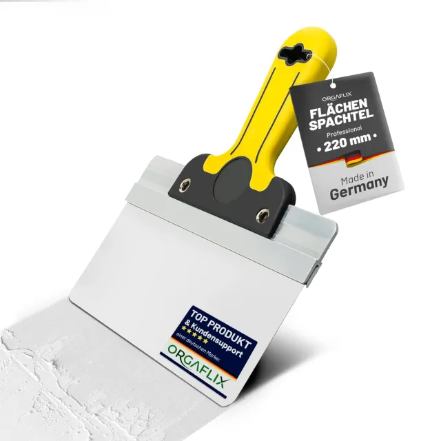 ORGAFLIX Flächenspachtel Breitspachtel 220 mm Edelstahl