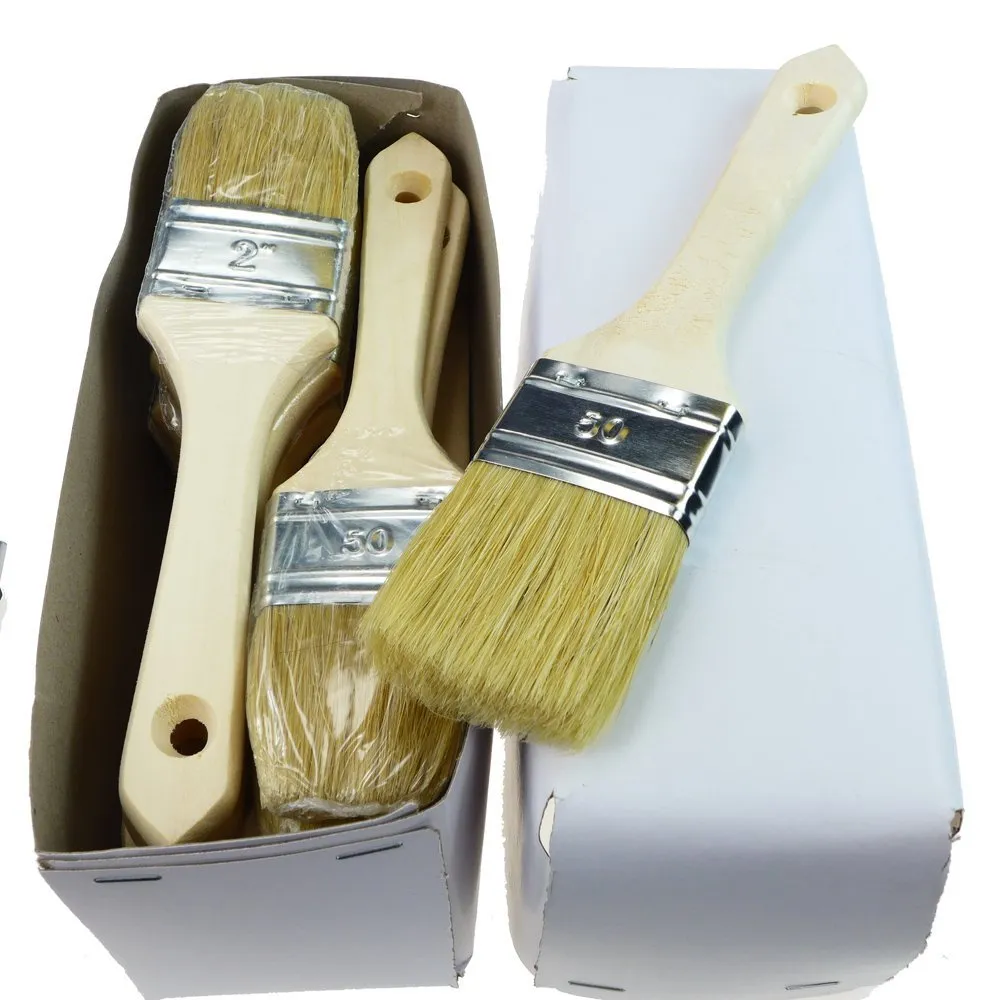 ROTIX 9132 Flachpinsel Lackierpinsel 50 mm 12 Stück