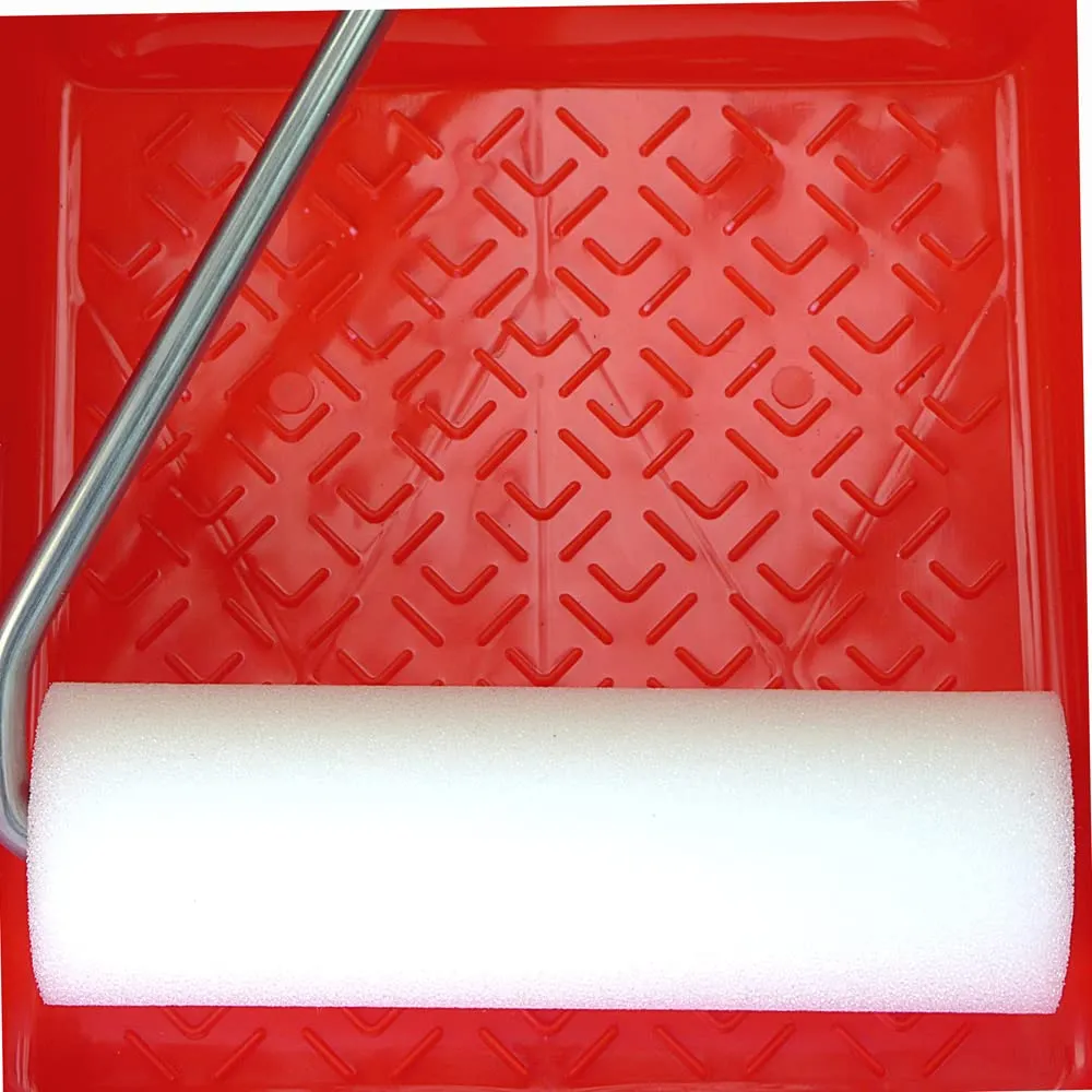 ROTIX Tür-Lackier-Set 10-teilig Pinsel Walze Krepp