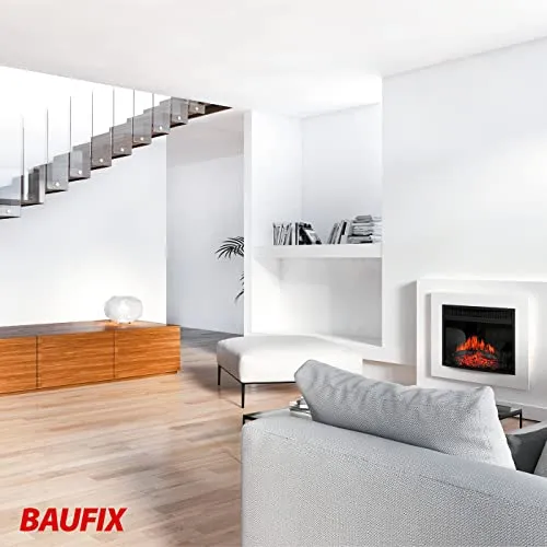 BAUFIX Ultra-Deckfarbe Wandfarbe 10 l Weiß seidenmatt Klasse 1