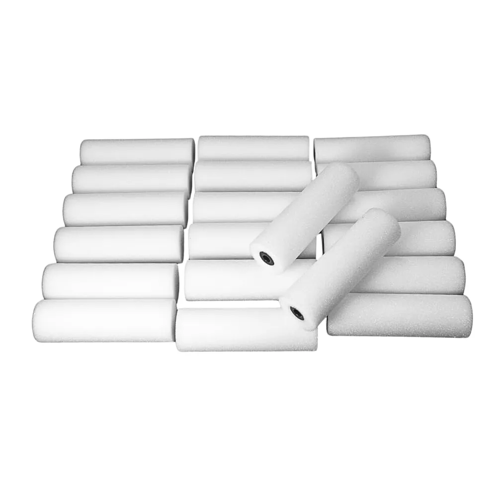 ROTIX Lackierwalze 10 cm Schaum 20 Stück glatt