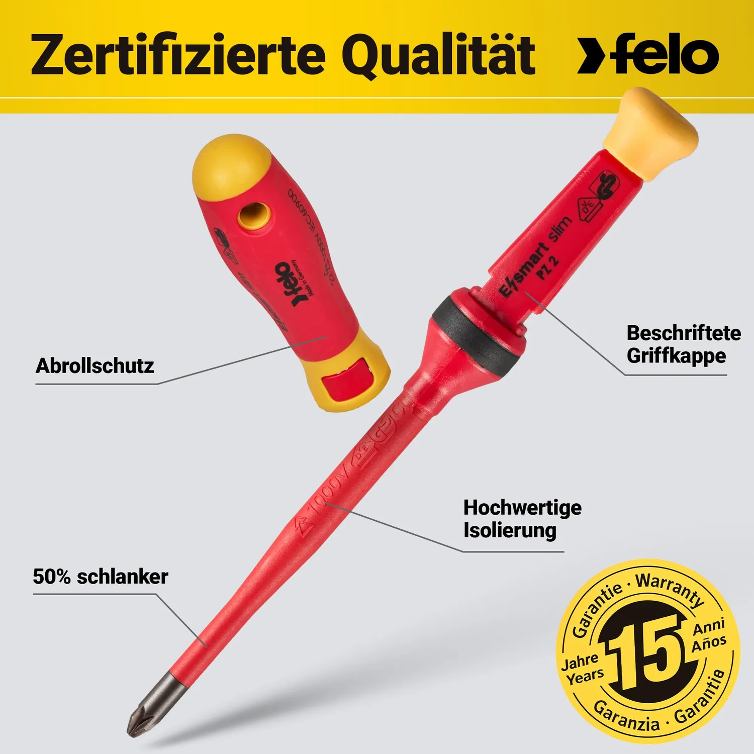 ORGAFLIX Premium VDE Schraubendreher-Set 12-teilig