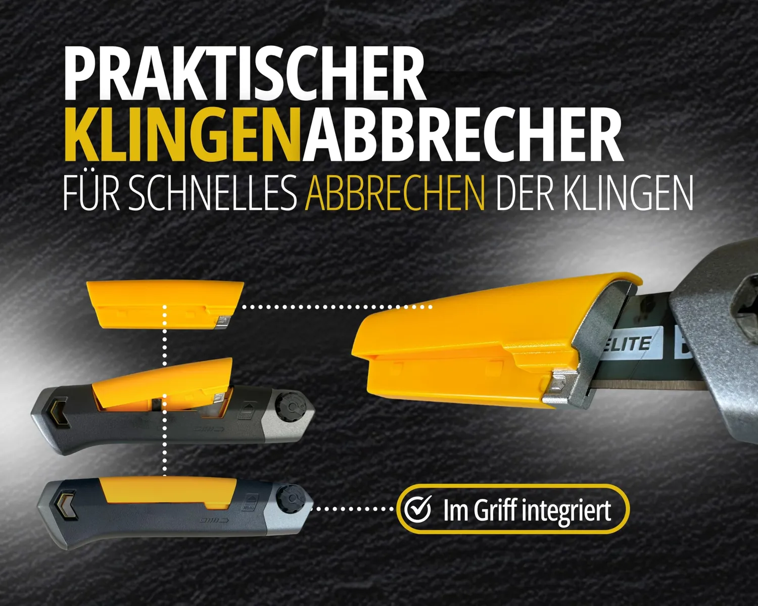 ORGAFLIX Cuttermesser 18 mm Elite + 5 Klingen