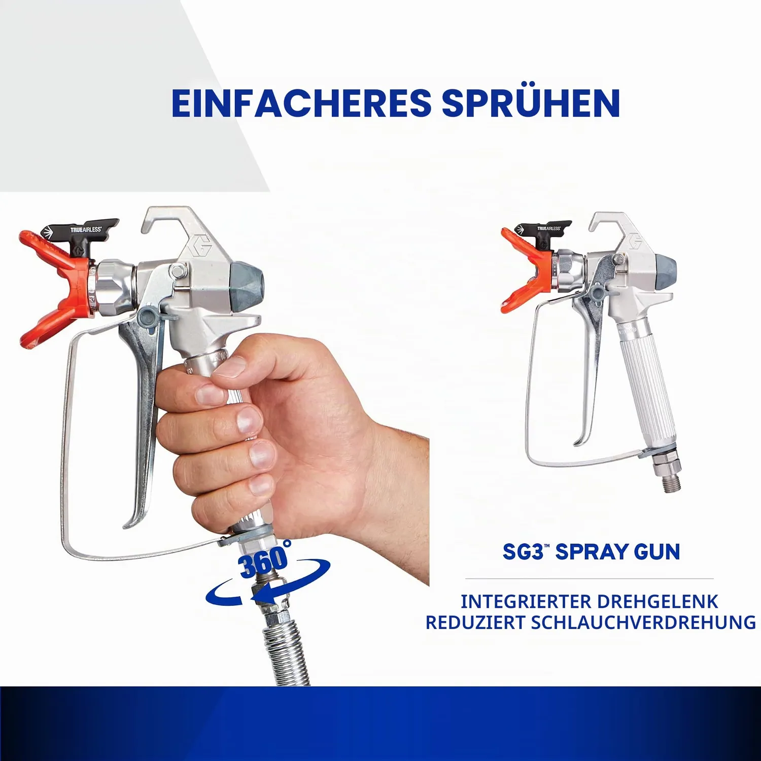 Graco SG3 Airless-Spritzpistole mit Düse 515