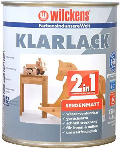 Wilckens 2in1 Klarlack glänzend farblos 375 ml
