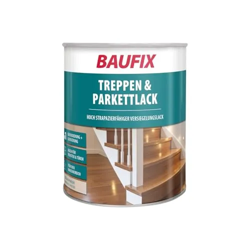 BAUFIX Treppen & Parkettlack Holzlack 1 L seidenglänzend