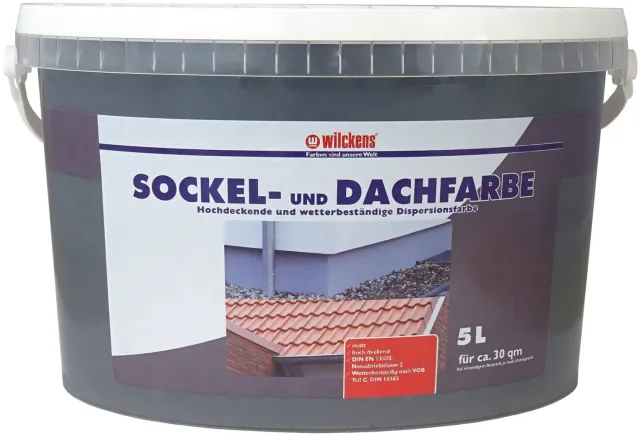Wilckens Sockel- und Dachfarbe Anthrazit matt 5 l