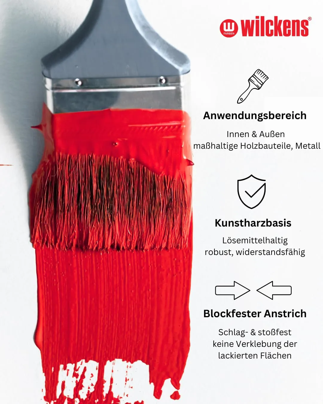 Wilckens Türen- & Fensterlack Weiß 750 ml glänzend