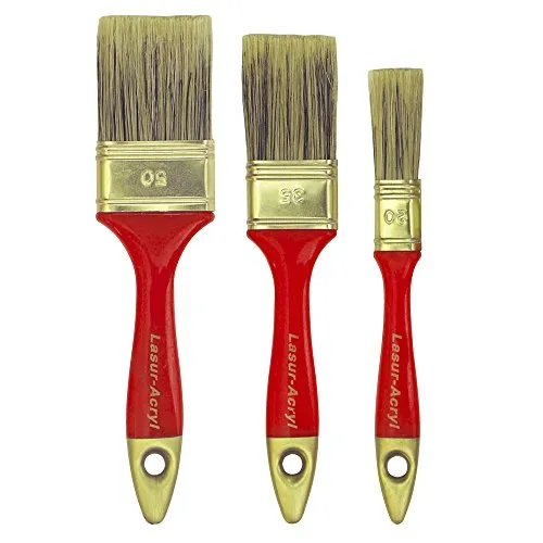 ROTIX 96143 Lasurpinsel Set 3 Stück 20-35-50 mm acryl
