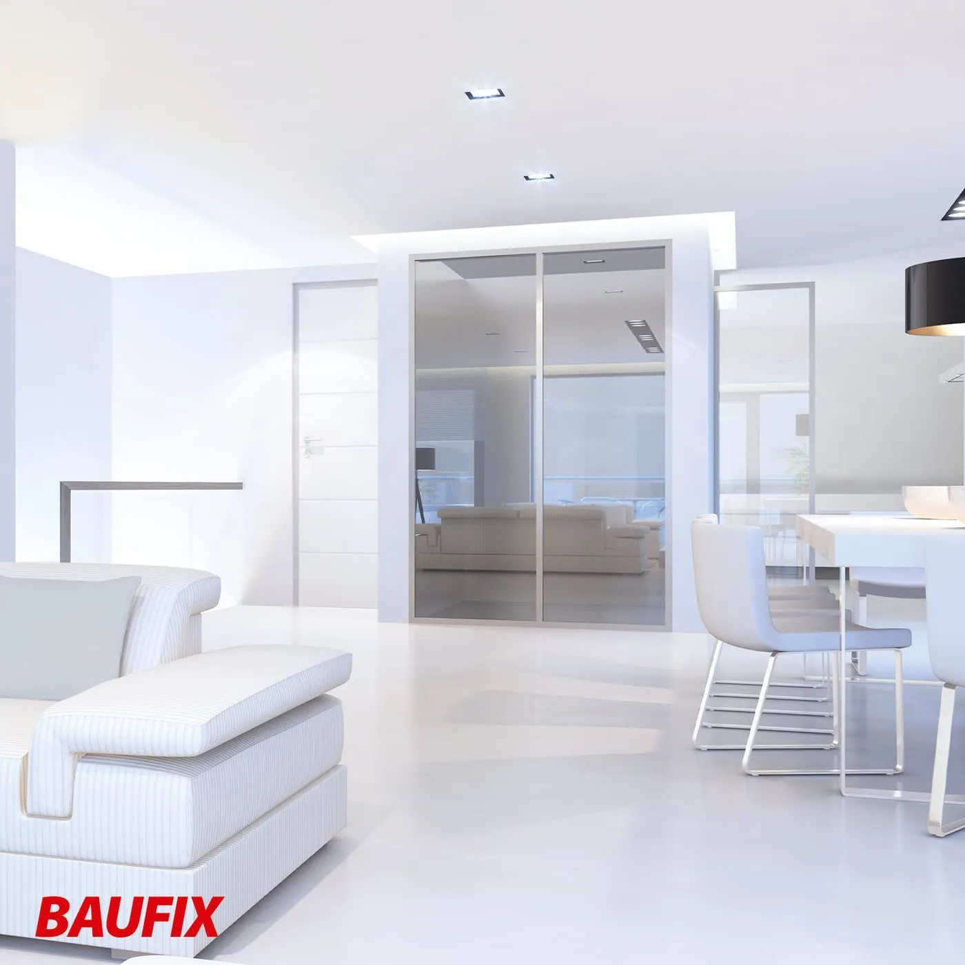 BAUFIX Premium Kristallweiß Wandfarbe Matt 10 L