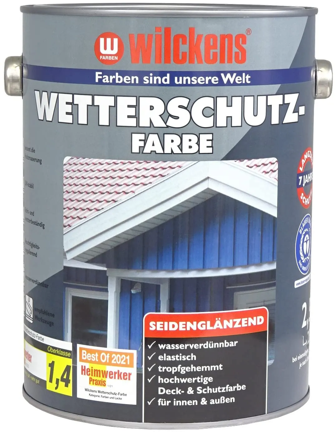 Wilckens Wetterschutzfarbe RAL 9010 Reinweiß 750 ml