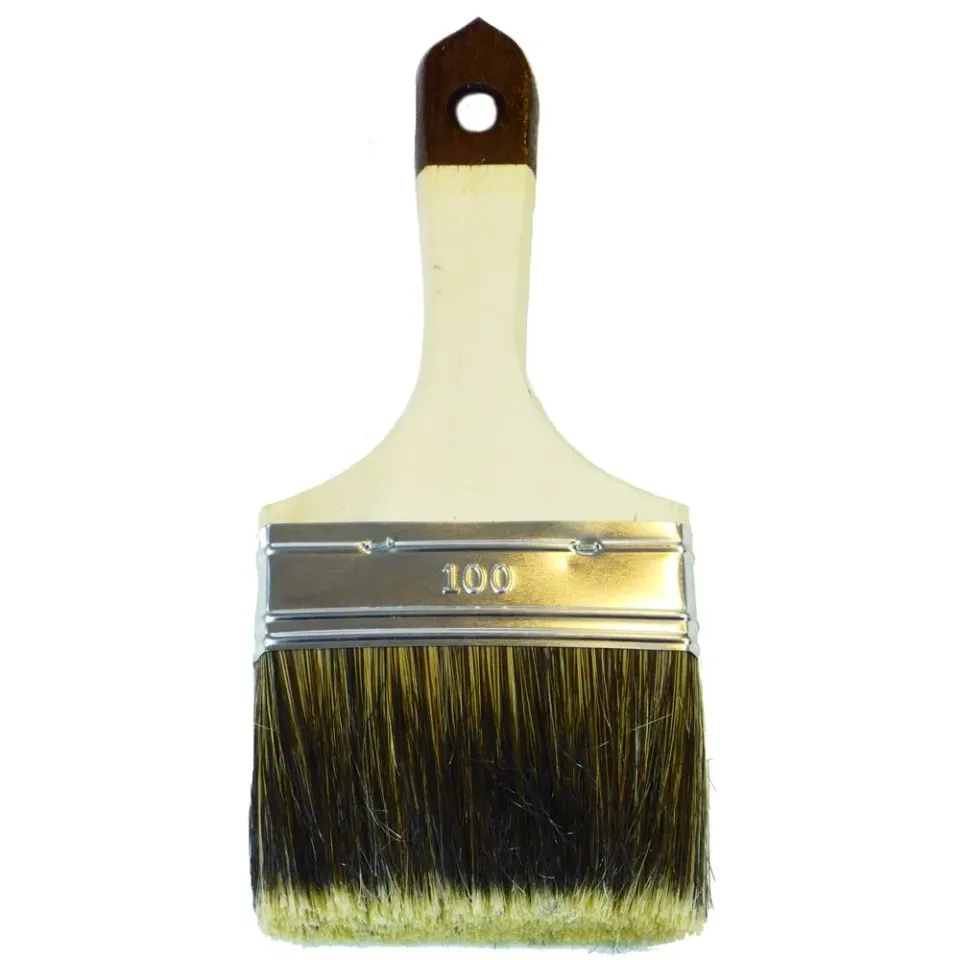 ROTIX 91159 Flachpinsel Lasurpinsel 100 mm Mischborste