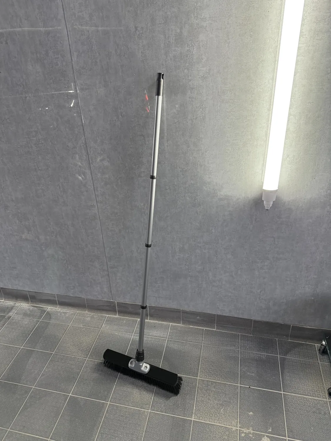 ORGAFLIX Straßenbesen 40 cm Elaston Draht Stiel