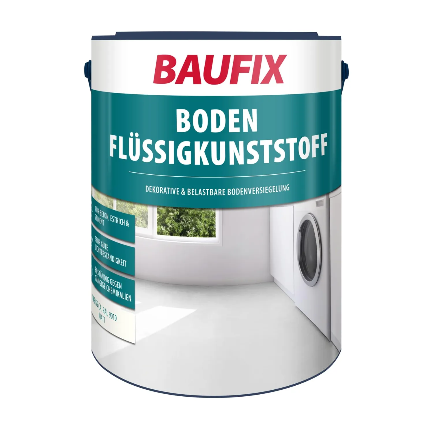 BAUFIX Boden-Flüssigkunststoff anthrazitgrau matt 5L