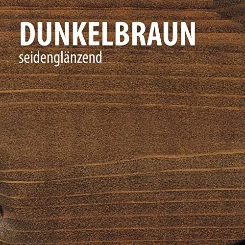 BAUFIX Zaunlasur dunkelbraun seidenglänzend 5 L Wetterschutz