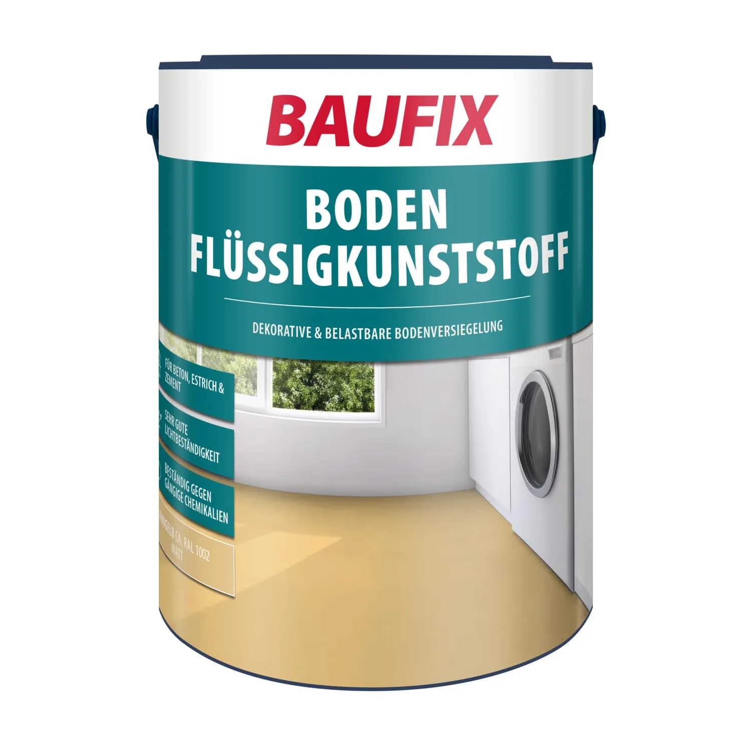 BAUFIX Boden-Flüssigkunststoff anthrazitgrau matt 5L
