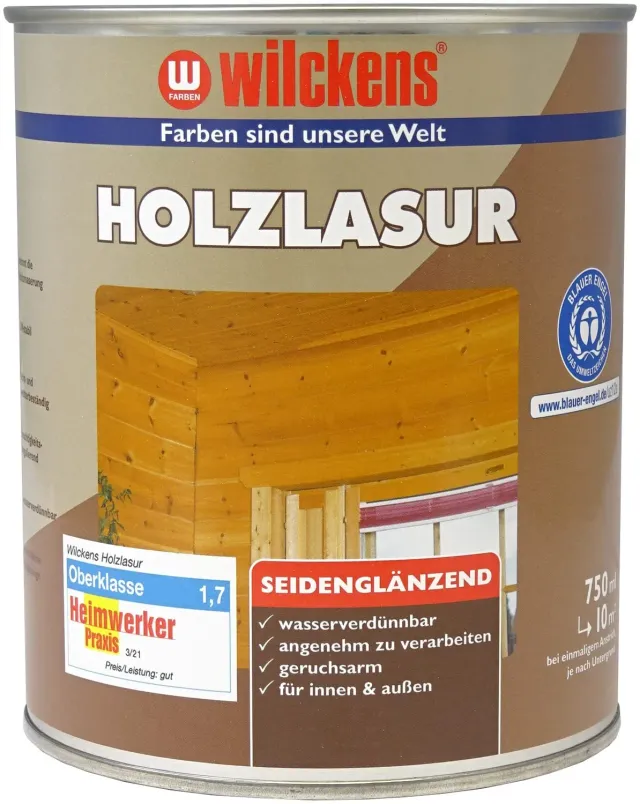Wilckens Holzlasur LF farblos 750ml innen außen