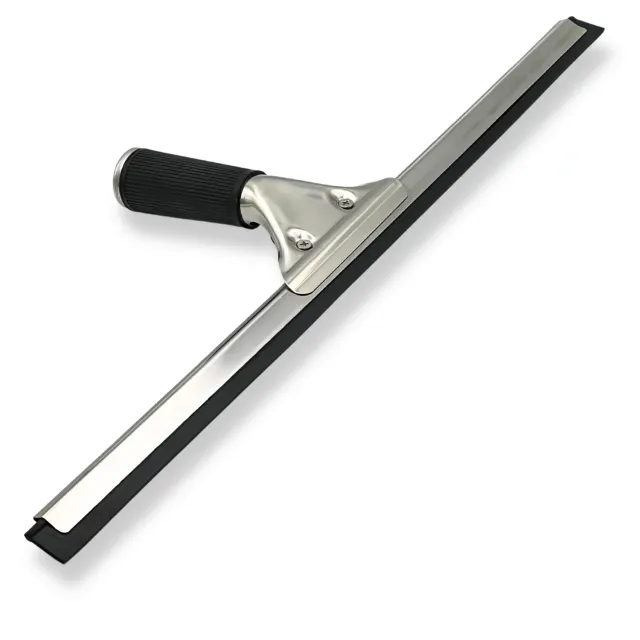 ORGAFLIX Profi Fensterabzieher Edelstahl 45cm Hard Gummi