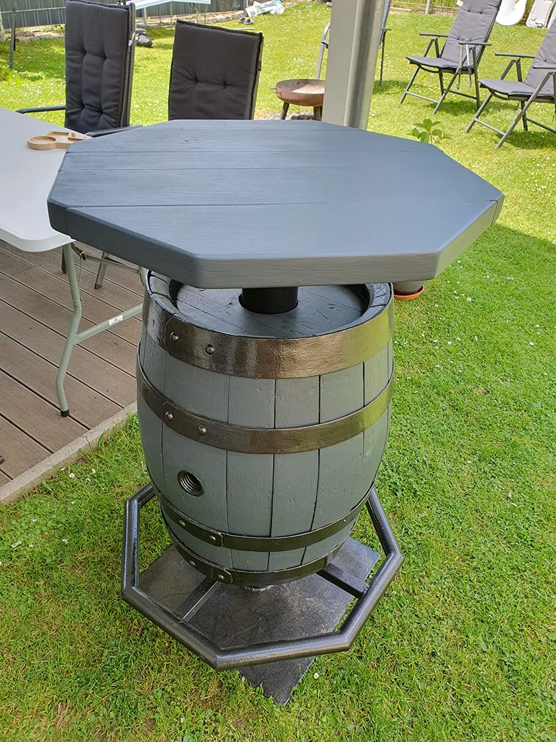 BAUFIX Express Deckfarbe Weiß Matt 2,5 L Wetterschutz
