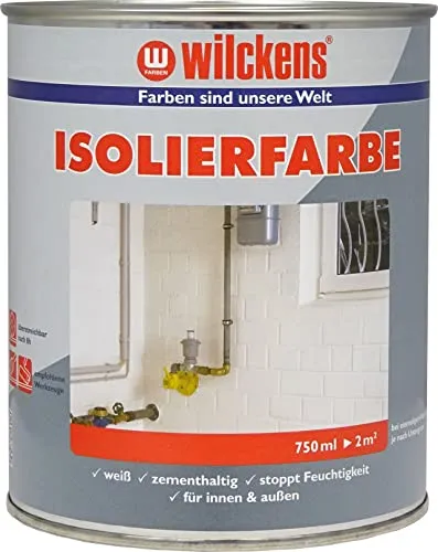 Wilckens Isolierfarbe weiß 750ml gegen Flecken