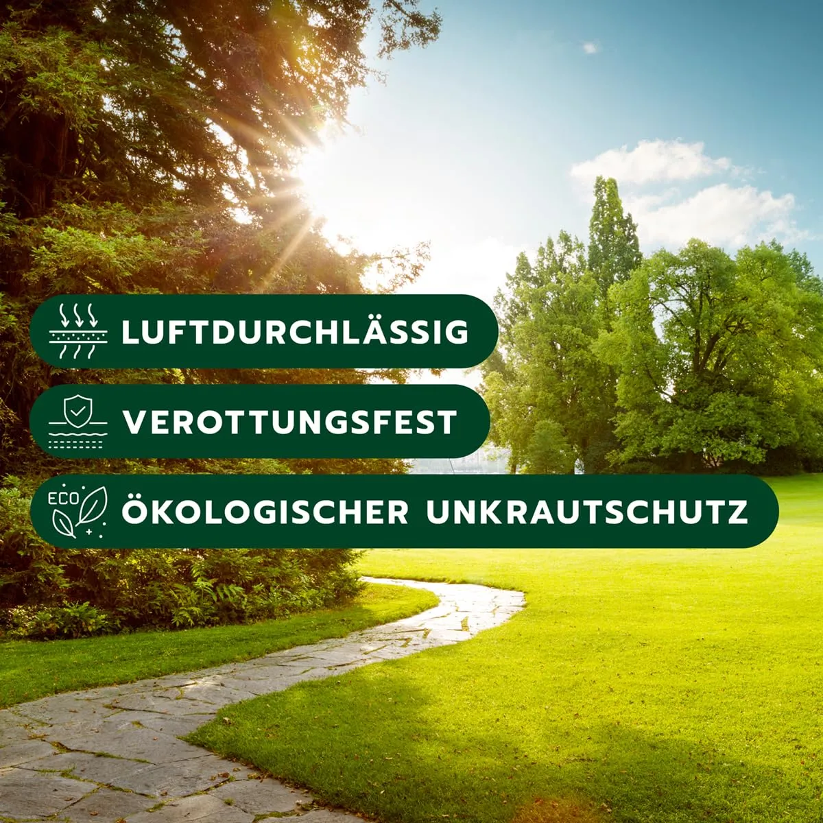 Aquila Profi Unkrautvlies 1x25 m 50 g/m² wasserdurchlässig