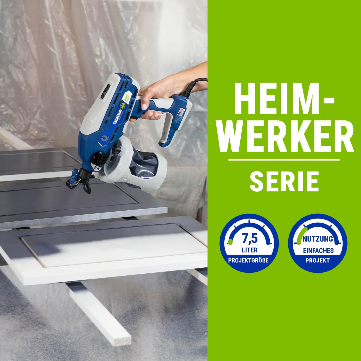 Graco TrueCoat 360 26D520 Dual Speed Handspritzgerät 138 bar