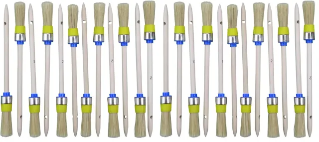 ROTIX 93621 Ringpinsel Größe 2 20 mm 2er Set