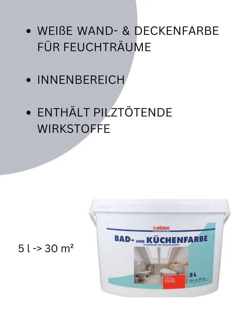 Wilckens Küche und Bad Farbe weiß Dispersionsfarbe