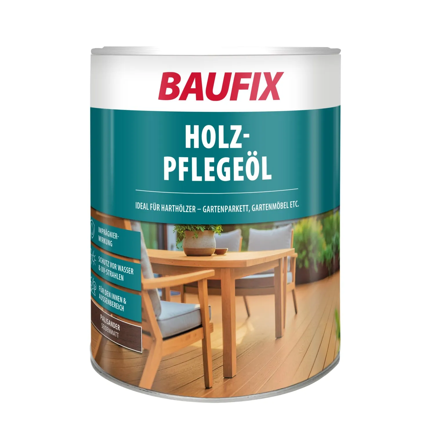 BAUFIX Holz-Pflegeöl Teak seidenmatt 2,5 Liter außen