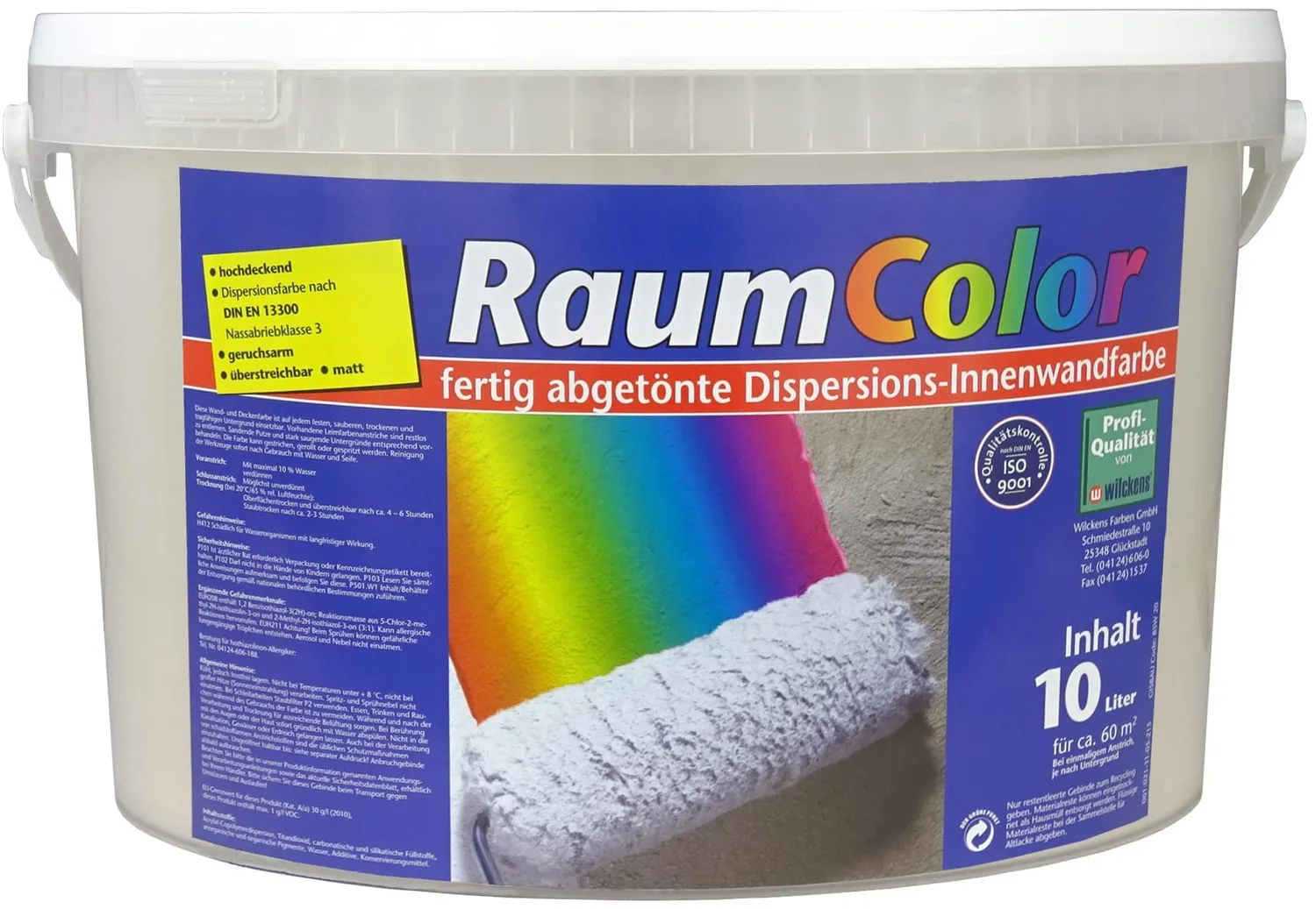 Wilckens Raumcolor matt Basaltgrau 5 l innen