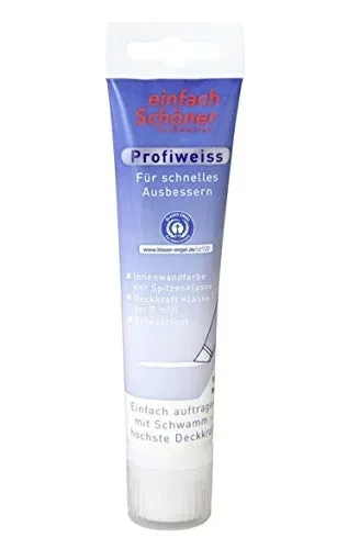 Wilckens ProfiWeiss Schwammtube Ausbesserungsfarbe 100 ml Weiß matt