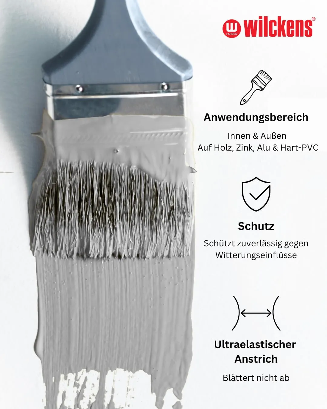 Wilckens Wetterschutzfarbe RAL 9010 Reinweiß 750 ml