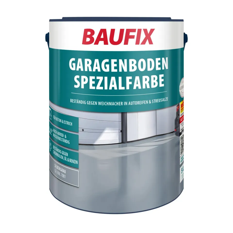 BAUFIX Garagenboden Spezialfarbe silbergrau 5L