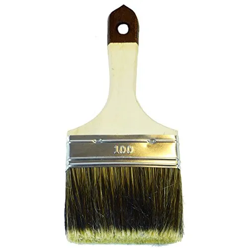ROTIX 91159 Flachpinsel Lasurpinsel 100 mm Mischborste