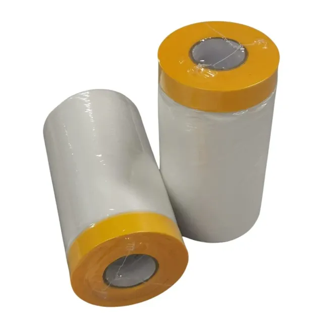ROTIX Goldband Abdeckfolie 55 cm x 33 m 2 Rollen wasserabweisend