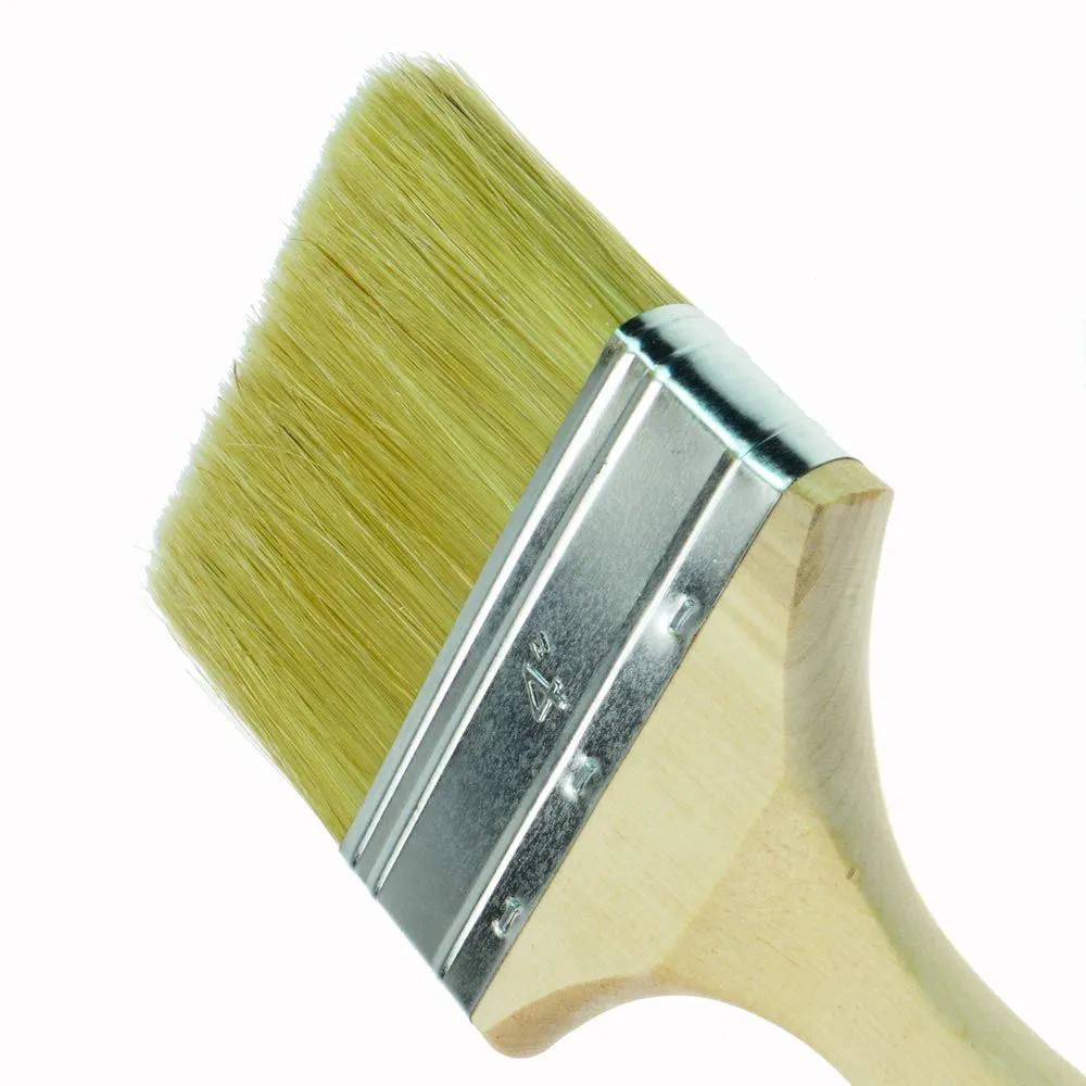 ROTIX 91529 Flachpinsel 100 mm helle Borste 6. Stärke